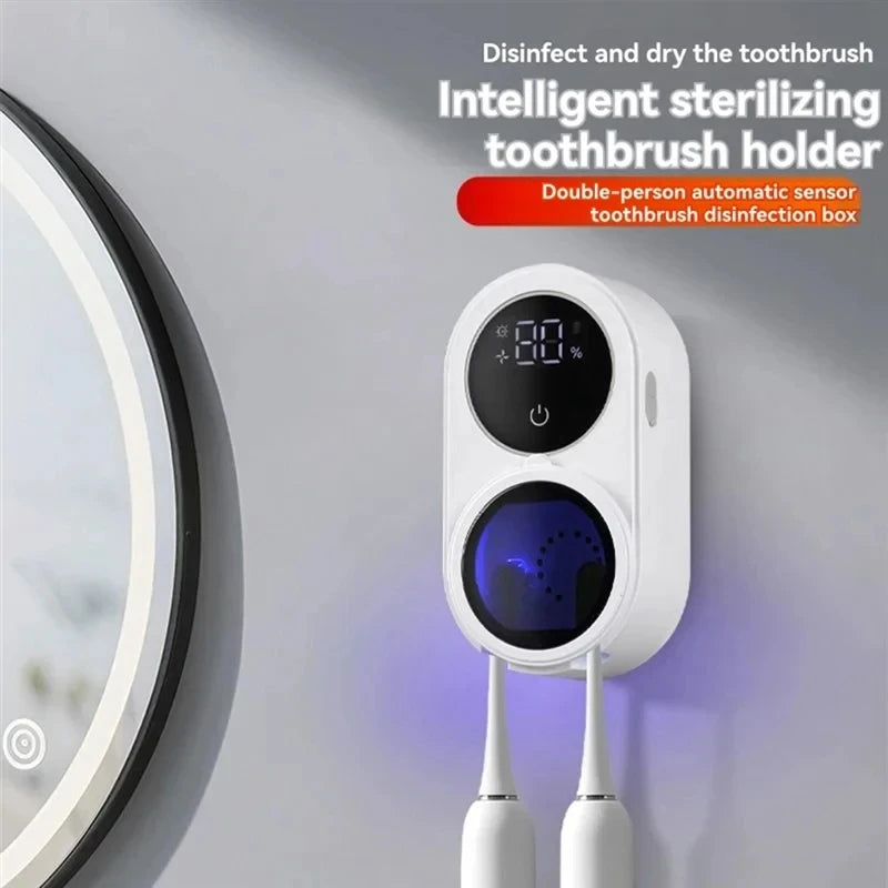 Wall Mounted Smart Toothbrush Holder