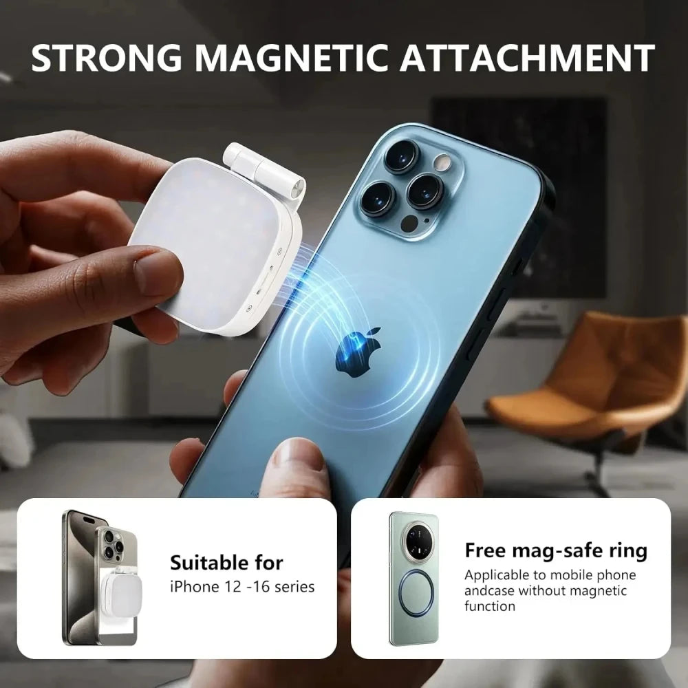 Luz LED Magnetica Selfie para MagSafe